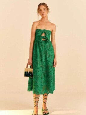 Coconut Tree Richelieu Midi Dress